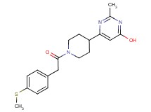 2-methyl-6-(1-{[4-(methylthio)phenyl]acetyl}-4-piperidinyl)-4-pyrimidinol