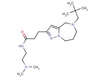 N-[2-(dimethylamino)ethyl]-3-[5-(2,2-dimethylpropyl)-5,6,7,8-tetrahydro-4H-pyrazolo[1,5-a][1,4]diazepin-2-yl]propanamide