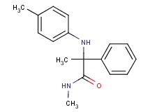 N-methyl-2-[(4-methylphenyl)amino]-2-phenylpropanamide