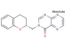 3-[(2R)-3,4-dihydro-2H-chromen-2-ylmethyl]pteridin-4(3H)-one