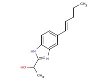 1-{5-[(1E)-pent-1-en-1-yl]-1H-benzimidazol-2-yl}ethanol