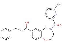 1-{4-[(6-methyl-2-pyridinyl)carbonyl]-2,3,4,5-tetrahydro-1,4-benzoxazepin-7-yl}-3-phenyl-1-propanol