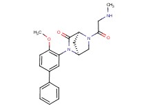(1S*,4S*)-2-(4-methoxy-3-biphenylyl)-5-(N-methylglycyl)-2,5-diazabicyclo[2.2.1]heptan-3-one