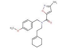 N-(2-cyclohex-1-en-1-ylethyl)-N-(4-methoxybenzyl)-3-methylisoxazole-5-carboxamide