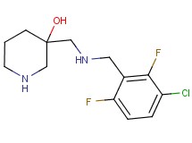 3-{[(3-chloro-2,6-difluorobenzyl)amino]methyl}-3-piperidinol dihydrochloride
