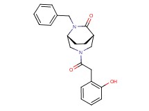 (1S*,5R*)-6-benzyl-3-[(2-hydroxyphenyl)acetyl]-3,6-diazabicyclo[3.2.2]nonan-7-one