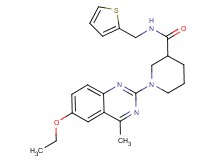 1-(6-ethoxy-4-methyl-2-quinazolinyl)-N-(2-thienylmethyl)-3-piperidinecarboxamide