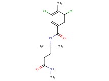 3,5-dichloro-N-[1,1-dimethyl-4-(methylamino)-4-oxobutyl]-4-methylbenzamide