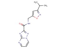 N-[(3-isopropylisoxazol-5-yl)methyl][1,2,4]triazolo[1,5-a]pyrimidine-2-carboxamide
