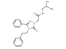 N-(2-hydroxypropyl)-2-[5-oxo-3-phenyl-4-(2-phenylethyl)-4,5-dihydro-1H-1,2,4-triazol-1-yl]acetamide