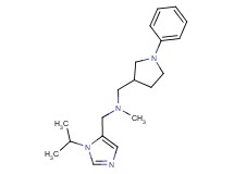 1-(1-isopropyl-1H-imidazol-5-yl)-N-methyl-N-[(1-phenylpyrrolidin-3-yl)methyl]methanamine