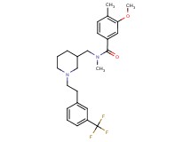 3-methoxy-N,4-dimethyl-N-[(1-{2-[3-(trifluoromethyl)phenyl]ethyl}-3-piperidinyl)methyl]benzamide