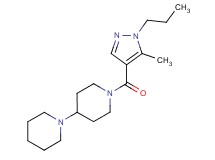 1'-[(5-methyl-1-propyl-1H-pyrazol-4-yl)carbonyl]-1,4'-bipiperidine