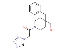 [4-benzyl-1-(1H-tetrazol-1-ylacetyl)-4-piperidinyl]methanol