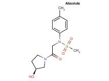 N-{2-[(3S)-3-hydroxypyrrolidin-1-yl]-2-oxoethyl}-N-(4-methylphenyl)methanesulfonamide