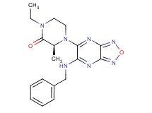 (3S)-4-[6-(benzylamino)[1,2,5]oxadiazolo[3,4-b]pyrazin-5-yl]-1-ethyl-3-methyl-2-piperazinone