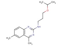 N-(3-isopropoxypropyl)-4,6-dimethyl-2-quinazolinamine