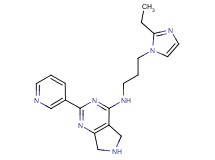 N-[3-(2-ethyl-1H-imidazol-1-yl)propyl]-2-(3-pyridinyl)-6,7-dihydro-5H-pyrrolo[3,4-d]pyrimidin-4-amine