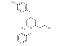 4-{[3-(2-hydroxyethyl)-4-(2-methylbenzyl)-1-piperazinyl]methyl}phenol