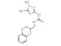 N-(2,3-dihydro-1,4-benzodioxin-2-ylmethyl)-N'-(1,5-dimethyl-1H-1,2,4-triazol-3-yl)urea