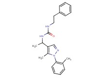 N-{1-[5-methyl-1-(2-methylphenyl)-1H-pyrazol-4-yl]ethyl}-N'-(2-phenylethyl)urea
