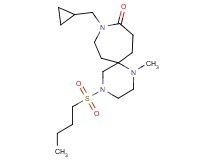4-(butylsulfonyl)-9-(cyclopropylmethyl)-1-methyl-1,4,9-triazaspiro[5.6]dodecan-10-one