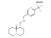 1-[(1S,9aR)-octahydro-2H-quinolizin-1-yl]-N-{[6-(trifluoromethyl)pyridin-3-yl]methyl}methanamine