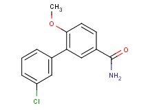 3'-chloro-6-methoxybiphenyl-3-carboxamide