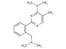 2-{2-[(dimethylamino)methyl]phenyl}-N,N,5-trimethylpyrimidin-4-amine