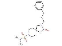 N,N-dimethyl-3-oxo-2-(3-phenylpropyl)-2,8-diazaspiro[4.5]decane-8-sulfonamide