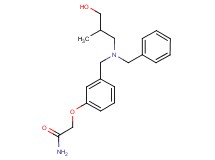 2-(3-{[benzyl(3-hydroxy-2-methylpropyl)amino]methyl}phenoxy)acetamide