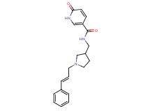 6-oxo-N-({1-[(2E)-3-phenylprop-2-en-1-yl]pyrrolidin-3-yl}methyl)-1,6-dihydropyridine-3-carboxamide