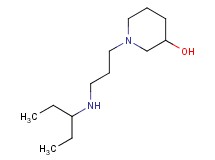1-{3-[(1-ethylpropyl)amino]propyl}piperidin-3-ol