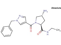 (2S,4R)-4-amino-1-[(1-benzyl-1H-pyrazol-4-yl)carbonyl]-N-ethylpyrrolidine-2-carboxamide