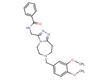 N-{[7-(3,4-dimethoxybenzyl)-6,7,8,9-tetrahydro-5H-[1,2,4]triazolo[4,3-d][1,4]diazepin-3-yl]methyl}benzamide