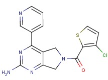 6-[(3-chloro-2-thienyl)carbonyl]-4-pyridin-3-yl-6,7-dihydro-5H-pyrrolo[3,4-d]pyrimidin-2-amine