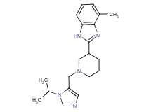 2-{1-[(1-isopropyl-1H-imidazol-5-yl)methyl]piperidin-3-yl}-4-methyl-1H-benzimidazole