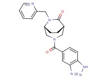 (1S*,5R*)-3-(1H-1,2,3-benzotriazol-5-ylcarbonyl)-6-(pyridin-2-ylmethyl)-3,6-diazabicyclo[3.2.2]nonan-7-one
