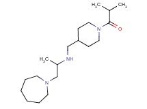 (2-azepan-1-yl-1-methylethyl)[(1-isobutyrylpiperidin-4-yl)methyl]amine