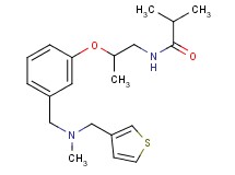 2-methyl-N-[2-(3-{[methyl(3-thienylmethyl)amino]methyl}phenoxy)propyl]propanamide