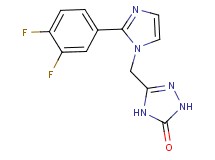 5-{[2-(3,4-difluorophenyl)-1H-imidazol-1-yl]methyl}-2,4-dihydro-3H-1,2,4-triazol-3-one