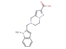 5-[(1-methyl-1H-indol-2-yl)methyl]-4,5,6,7-tetrahydropyrazolo[1,5-a]pyrazine-2-carboxylic acid