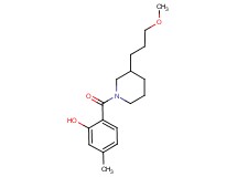 2-{[3-(3-methoxypropyl)-1-piperidinyl]carbonyl}-5-methylphenol