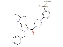 (3S,5S)-1-benzyl-N-isopropyl-5-({4-[3-(trifluoromethyl)phenyl]-1-piperazinyl}carbonyl)-3-pyrrolidinamine