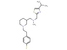 ({1-[2-(4-fluorophenyl)ethyl]-3-piperidinyl}methyl)[(4-isopropyl-1,3-thiazol-2-yl)methyl]methylamine