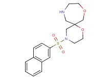 4-(2-naphthylsulfonyl)-1,8-dioxa-4,11-diazaspiro[5.6]dodecane