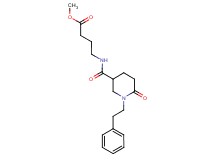methyl 4-({[6-oxo-1-(2-phenylethyl)-3-piperidinyl]carbonyl}amino)butanoate