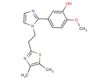 5-{1-[2-(4,5-dimethyl-1,3-thiazol-2-yl)ethyl]-1H-imidazol-2-yl}-2-methoxyphenol