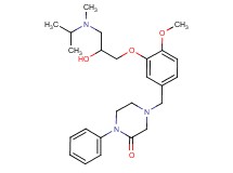 4-(3-{2-hydroxy-3-[isopropyl(methyl)amino]propoxy}-4-methoxybenzyl)-1-phenyl-2-piperazinone