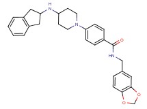 N-(1,3-benzodioxol-5-ylmethyl)-4-[4-(2,3-dihydro-1H-inden-2-ylamino)-1-piperidinyl]benzamide